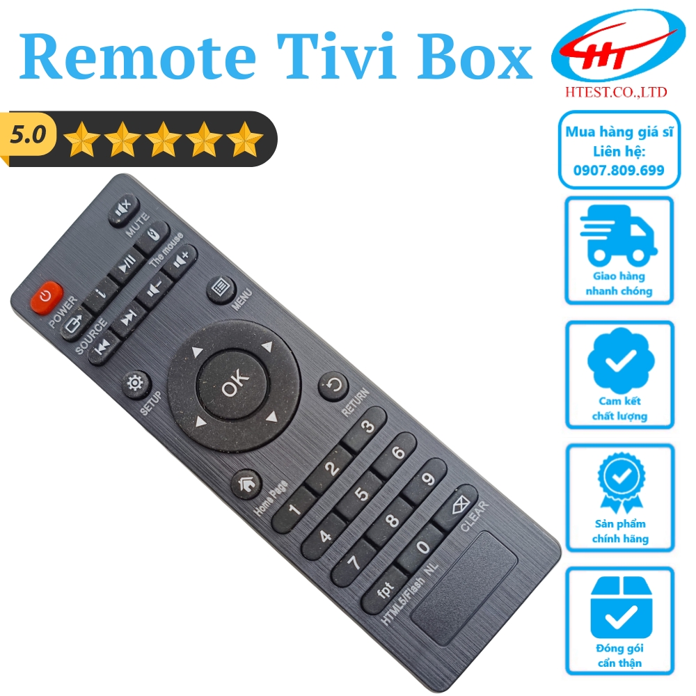 Remote – Điều khiển Tivi Box – Hoàng Thịnh