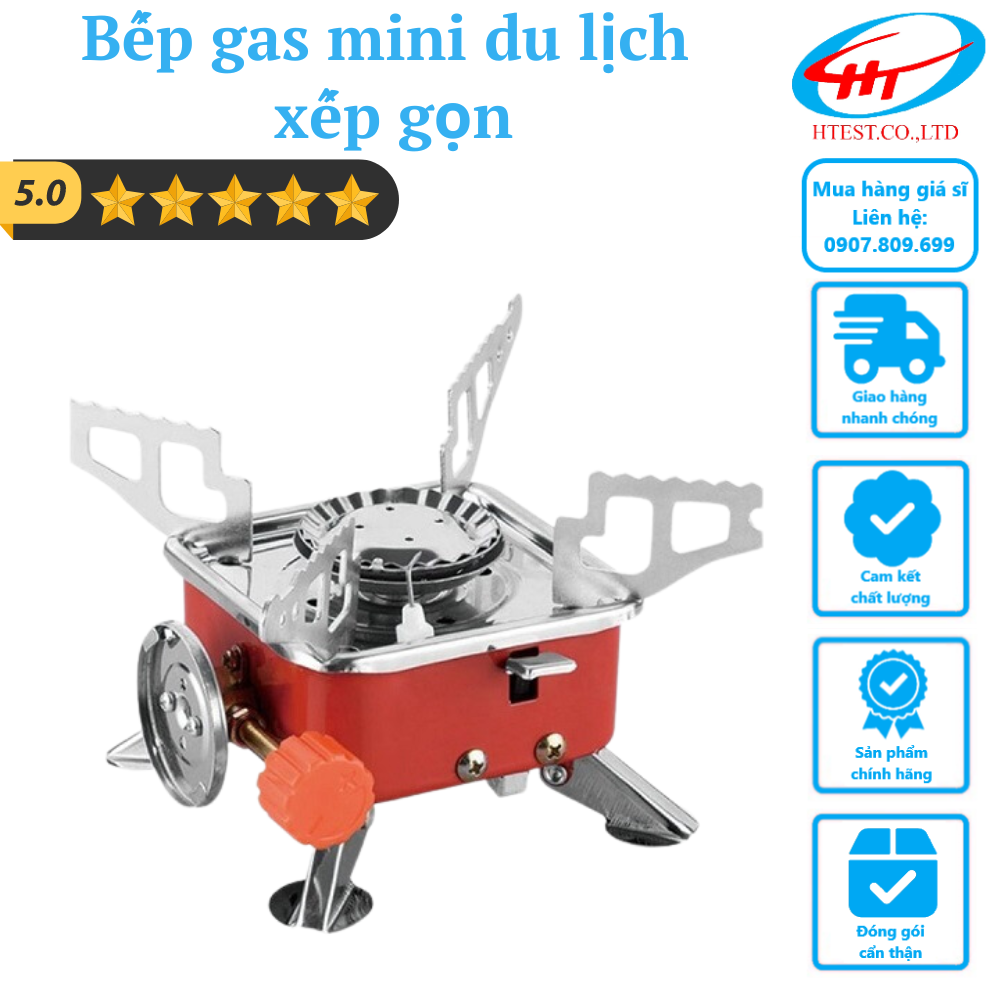 Bếp gas mini du lịch xếp gọn – Hoàng Thịnh